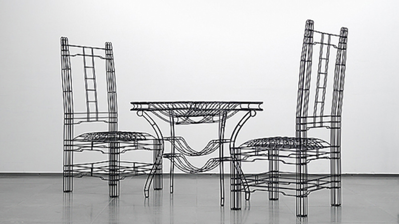 Illustration for article titled Wireframe Furniture Looks Great But Is Almost Certainly Uncomfortable